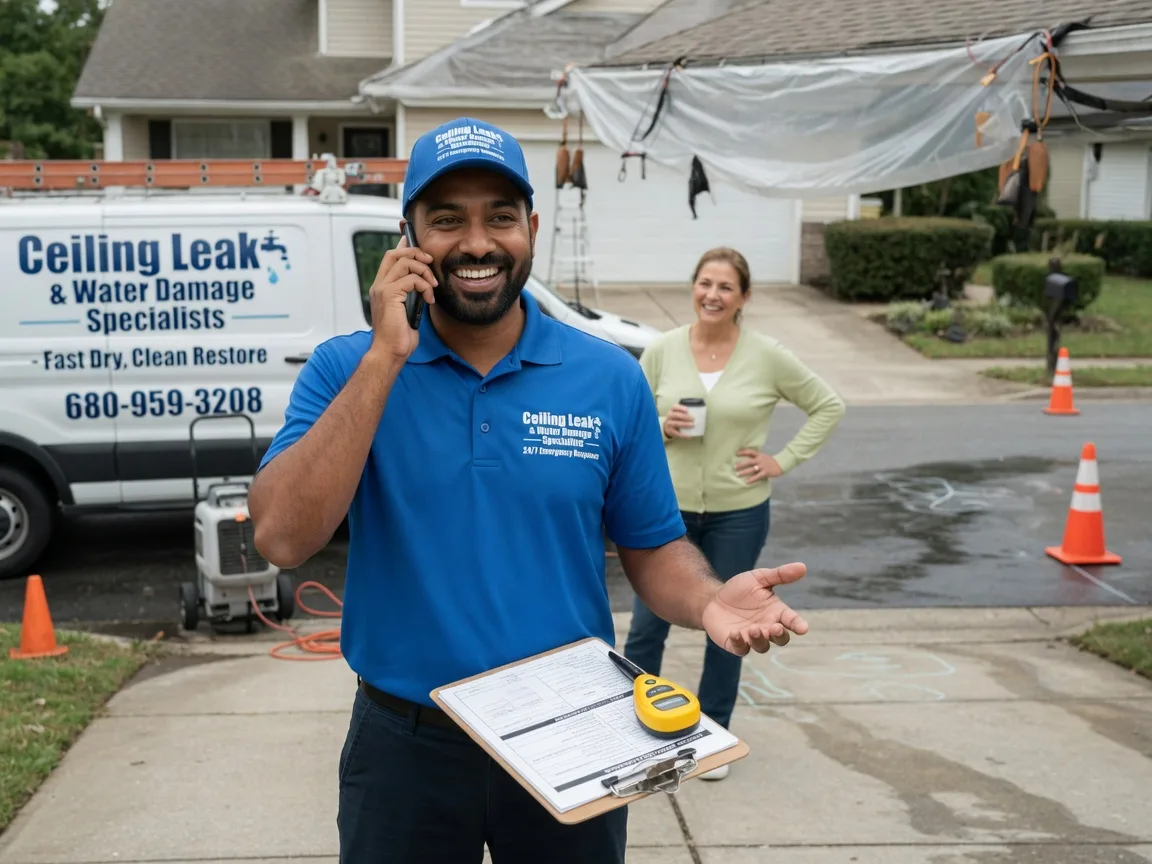 Ceiling Leak Cleanup Fort Valley, GA FAQs